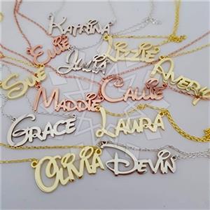 925 Sterling Silver Custom Name Necklace