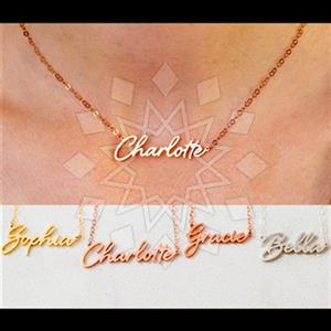 925 Sterling Silver Custom Name Necklace