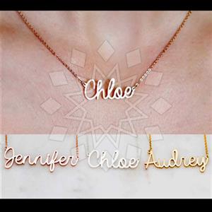 925 Sterling Silver Custom Name Necklace