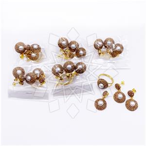 925 Sterling Silver Ring Earring Pendant Sets 6 Pieces Package