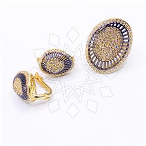925 Sterling Silver Ring Earrings Sets