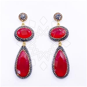 925 Sterling Silver Single Drop Earrings