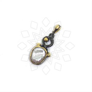 925 Sterling Silver Single Drop Gem Pendant