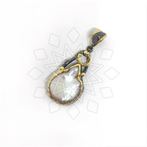 925 Sterling Silver Single Drop Gem Pendant