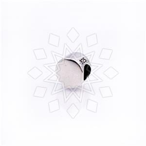 925 Sterling Silver Unique Smooth Charm