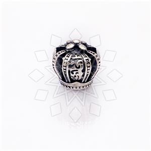 925 Sterling Silver Unique Crown Charm