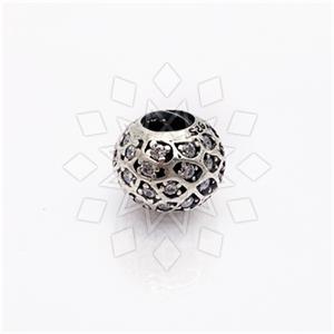 925 Sterling Silver Unique Domed Charm