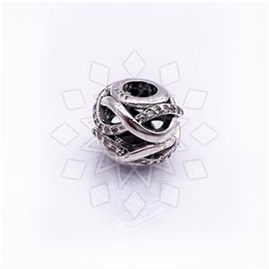 925 Sterling Silver Unique Infinity Charm
