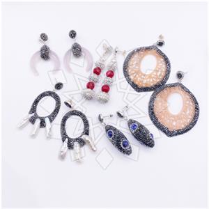 925 Sterling Silver Unique Earrings