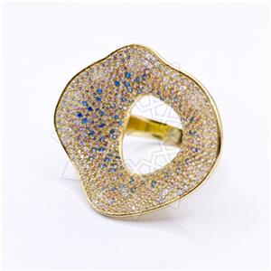 925 Sterling Silver Zirconia  Unique Rings