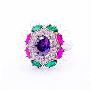 925 Sterling Silver Zirconia  Unique Rings