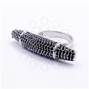 925 Sterling Silver Zirconia  Unique Rings
