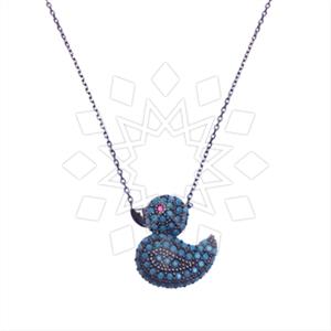 925 Sterling Silver Animal Pendant Necklace