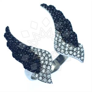 925 Sterling Silver Angel and Wings Cocktail Rings