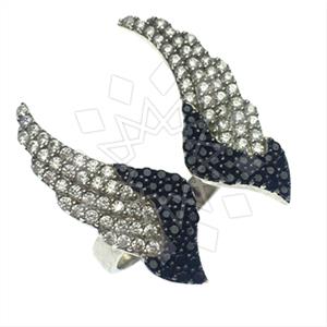 925 Sterling Silver Angel and Wings Cocktail Rings