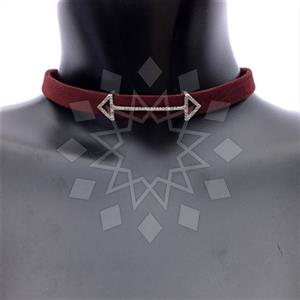 925 Sterling Silver Modern  Choker Necklace