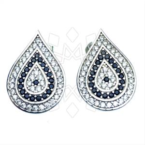 925 Sterling Silver Evil Eye Stud Earrings