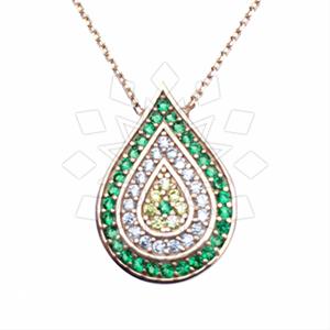 925 Sterling Silver Evil Eye Pendant Necklace