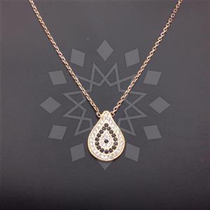 925 Sterling Silver Evil Eye Pendant Necklace