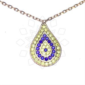 925 Sterling Silver Evil Eye Pendant Necklace