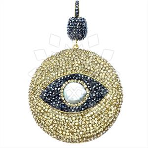 925 Sterling Silver Evil Eye Classic Pendant