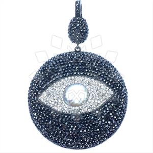 925 Sterling Silver Evil Eye Classic Pendant