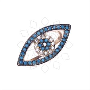925 Sterling Silver Evil Eye  Cocktail Rings