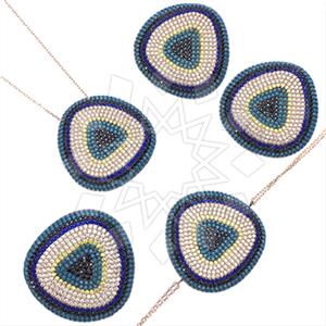 925 Sterling Silver Evil Eye Ring Earring Necklace Bracelet Sets
