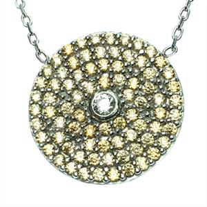 925 Sterling Silver Geometric Pendant Necklace