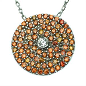 925 Sterling Silver Geometric Pendant Necklace