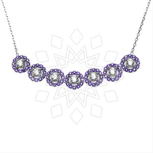 925 Sterling Silver Geometric Pendant Necklace