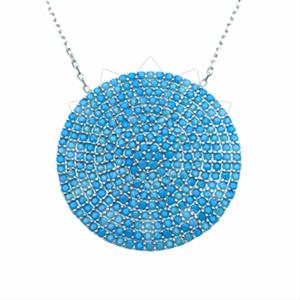 925 Sterling Silver Geometric Pendant Necklace