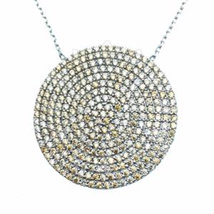 925 Sterling Silver Geometric Pendant Necklace