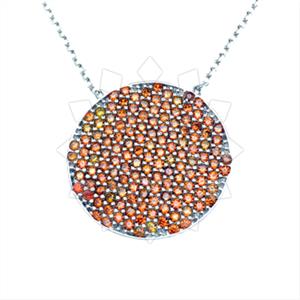 925 Sterling Silver Geometric Pendant Necklace