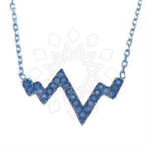 925 Sterling Silver Geometric Pendant Necklace