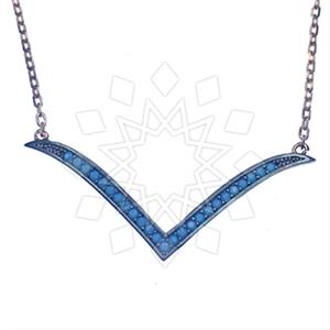 925 Sterling Silver Geometric Pendant Necklace