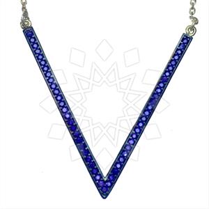 925 Sterling Silver Geometric Pendant Necklace