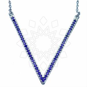 925 Sterling Silver Geometric Pendant Necklace