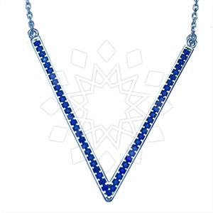 925 Sterling Silver Geometric Pendant Necklace