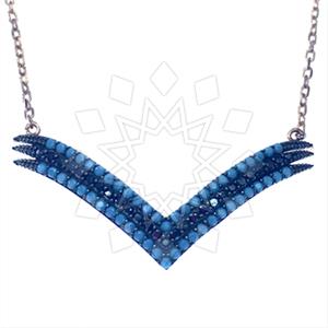 925 Sterling Silver Geometric Pendant Necklace