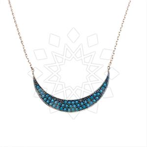 925 Sterling Silver Geometric Pendant Necklace