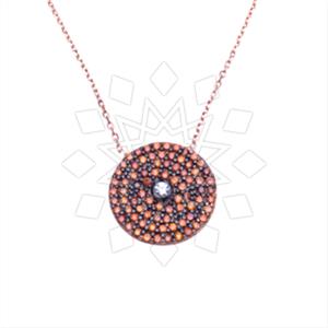 925 Sterling Silver Geometric Pendant Necklace