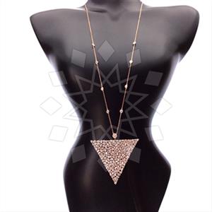 925 Sterling Silver Geometric Pendant Necklace