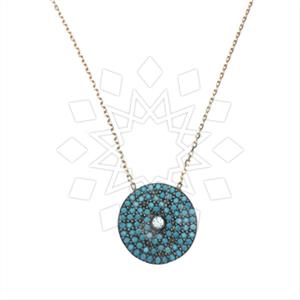 925 Sterling Silver Geometric Pendant Necklace