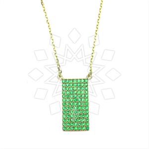 925 Sterling Silver Geometric Pendant Necklace