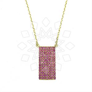 925 Sterling Silver Geometric Pendant Necklace