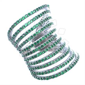 925 Sterling Silver Geometric Cocktail Rings