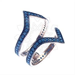 925 Sterling Silver Geometric Cocktail Rings