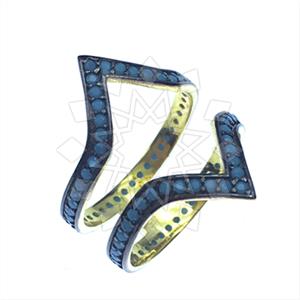 925 Sterling Silver Geometric Cocktail Rings