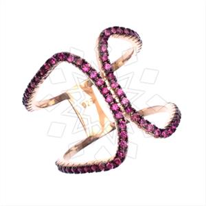 925 Sterling Silver Geometric Cocktail Rings